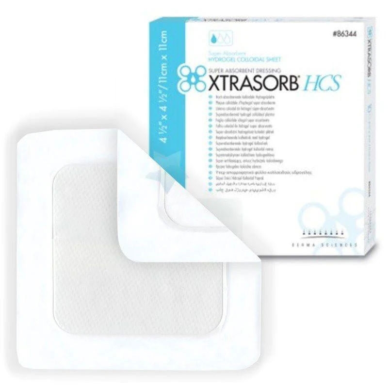 xtrasorb classic super absorbent dressing Xtrasorb Hydrogel Dressing, White / 4.5 X 4.5 Inch / 1 Each