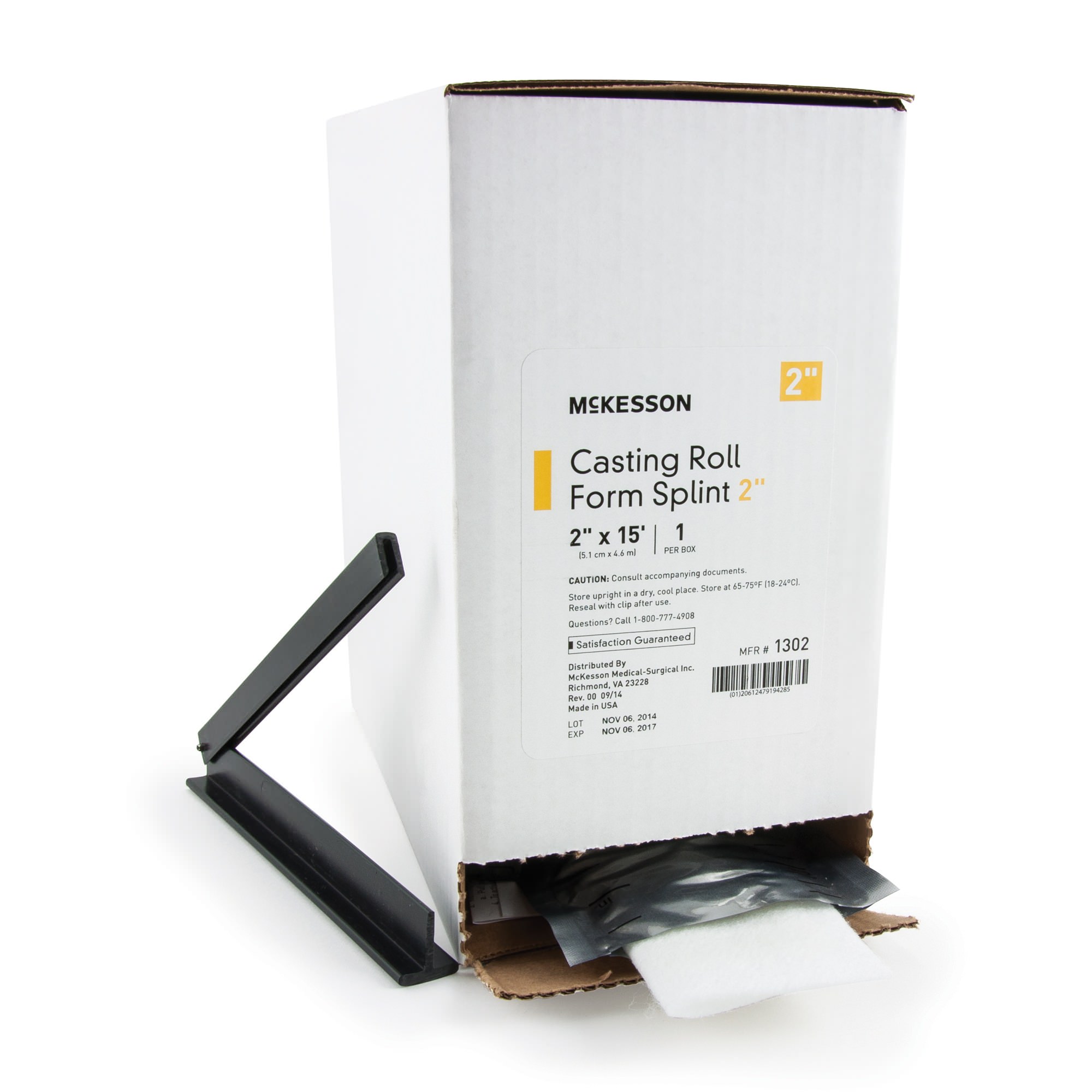 McKesson Padded Splint Roll White NonSterile thumbnail 3