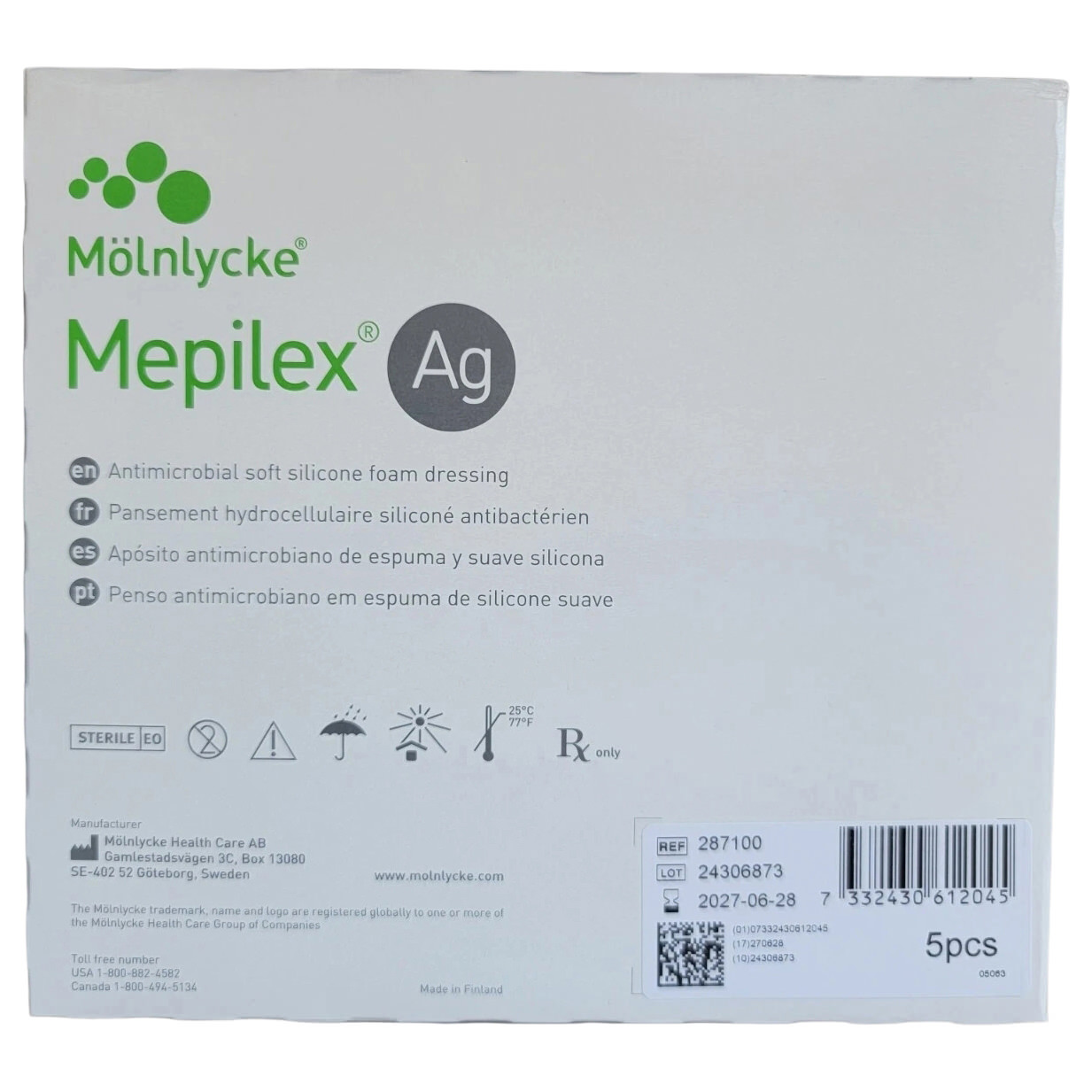 Mepilex Ag Foam Dressing thumbnail 3