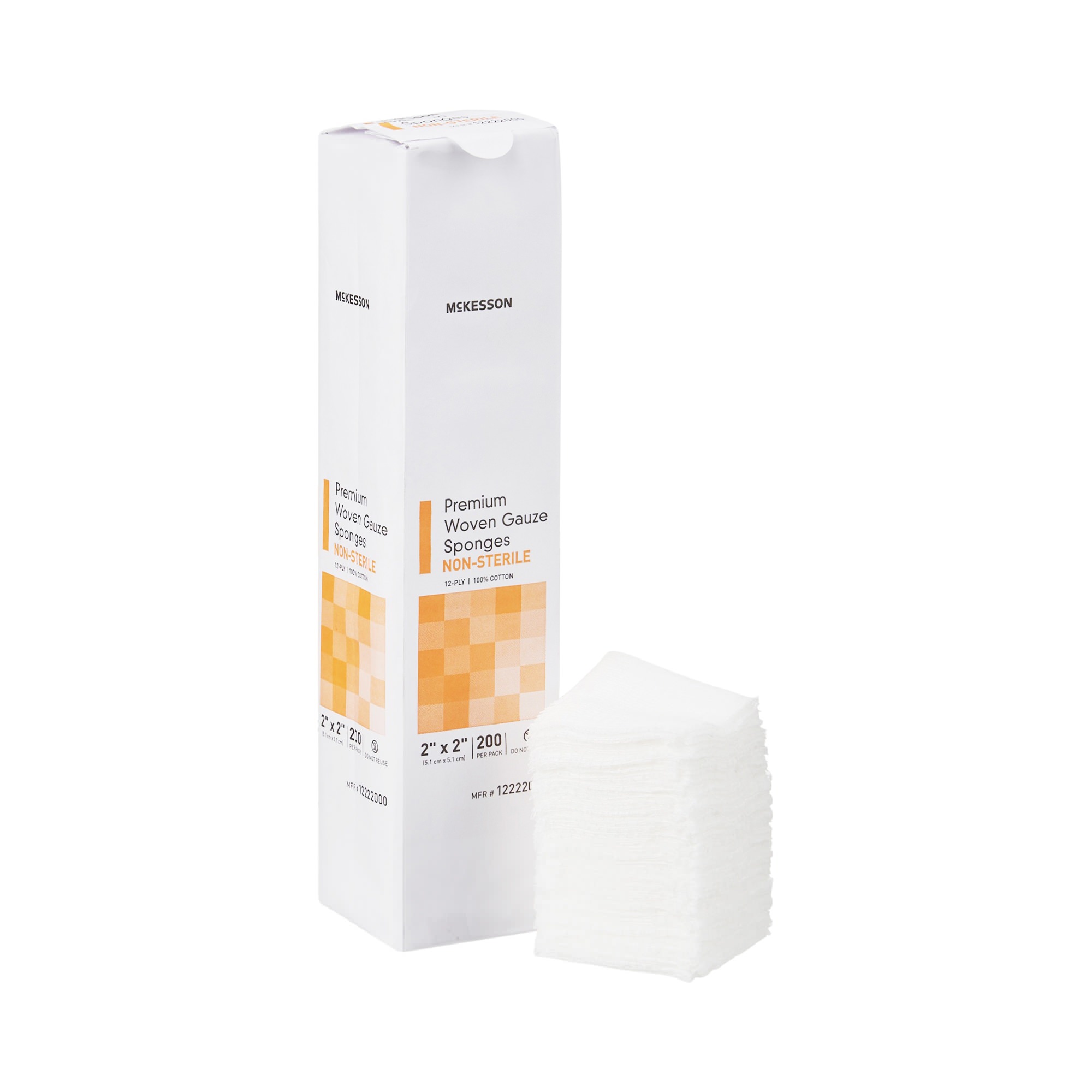 McKesson Gauze Sponge White Square NonSterile thumbnail 1