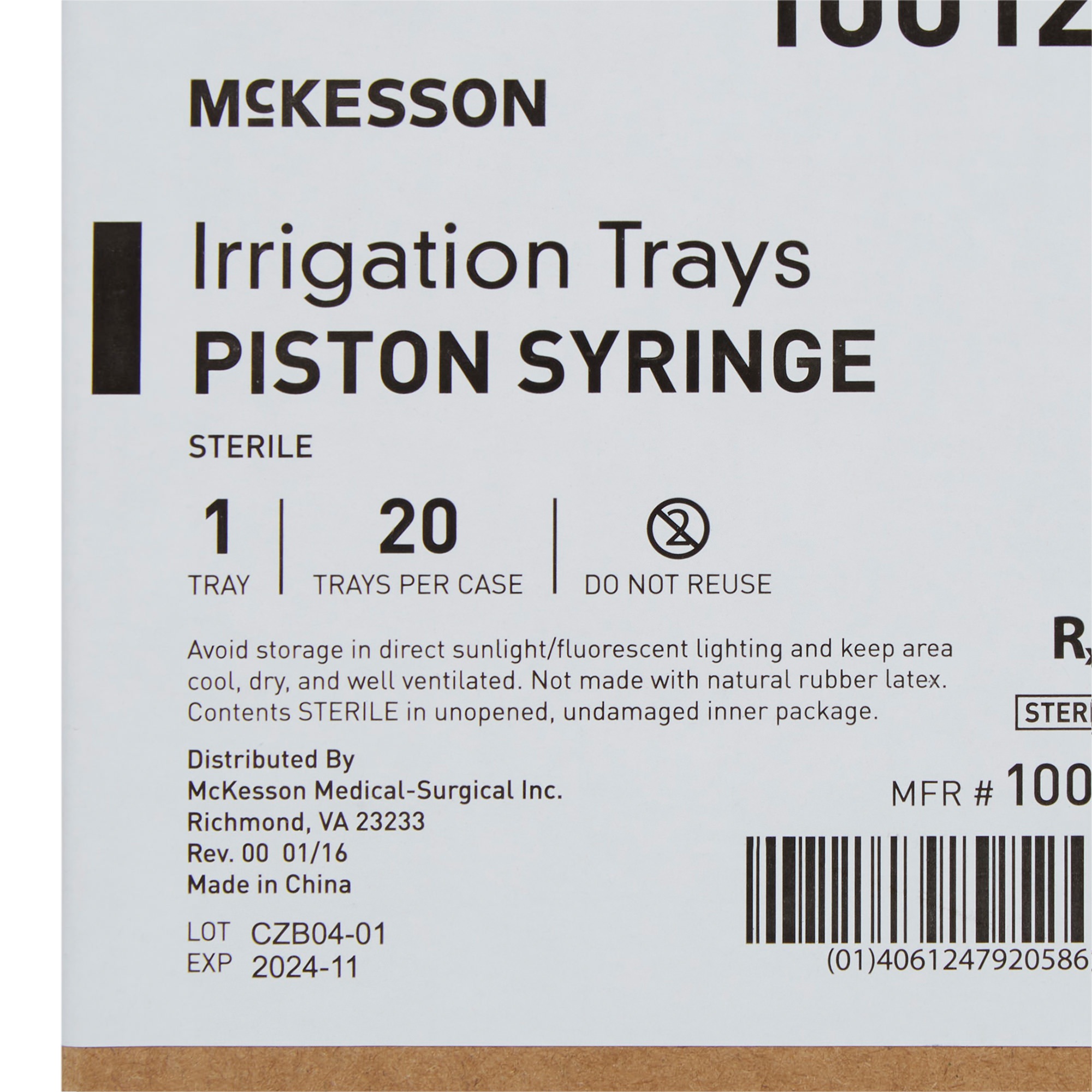 McKesson Irrigation Tray Sterile thumbnail 5