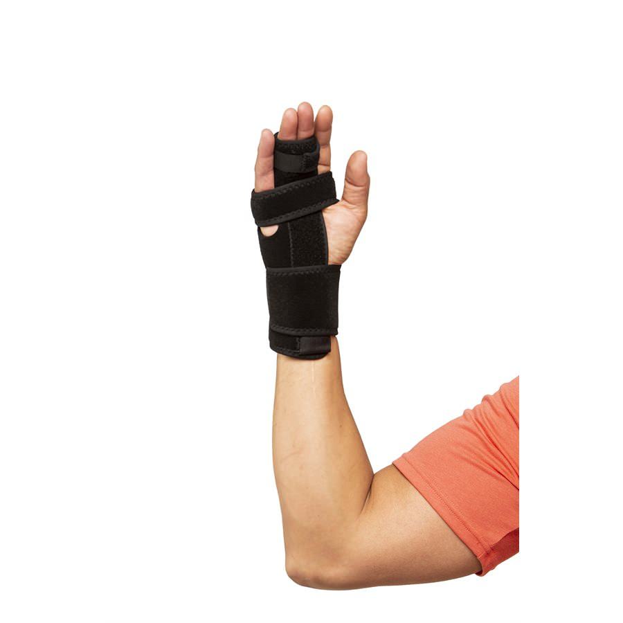 TKO Adjustable Hand and Finger Knuckle Splint Black thumbnail 2