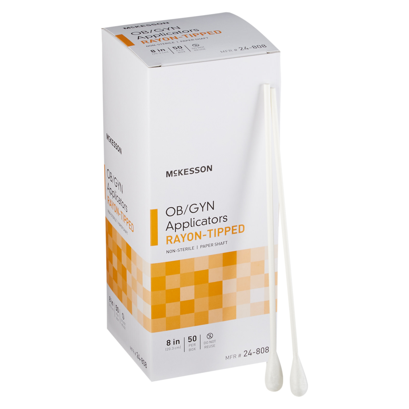 McKesson Rayon-Tipped Obstetrics and Gynecology Applicator - Main image