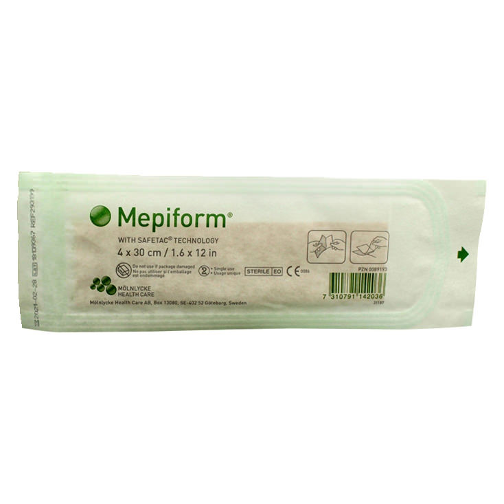 Mepiform Self-Adherent Soft Silicone Sheeting For Scar Management
