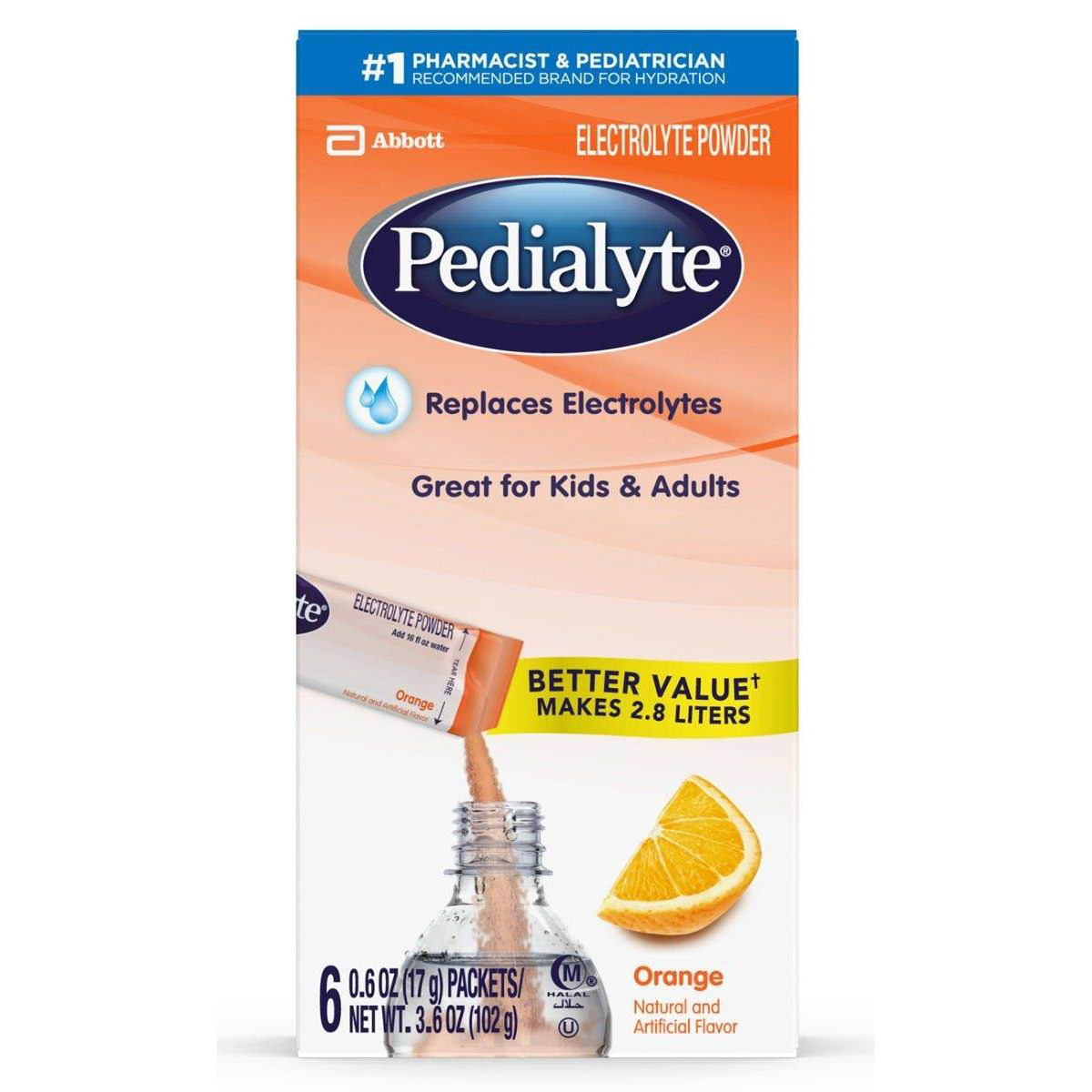 Pedialyte Powder Packs Oral Electrolyte Solution Powder thumbnail 1