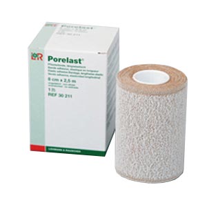 Porelast Short Stretch Adhesive Bandage