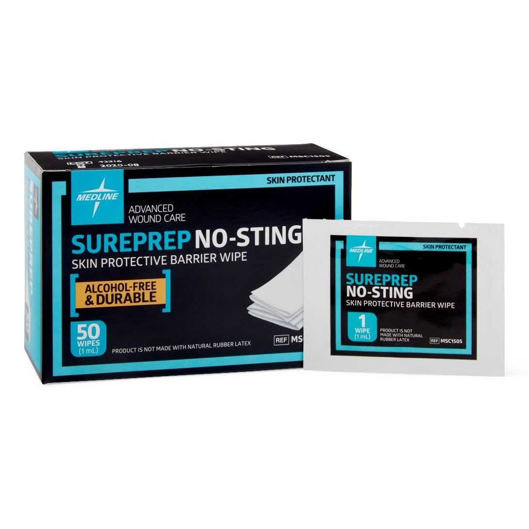 SurePrep No-Sting Skin Protective Barrier Wipes - Box of 50 thumbnail 4