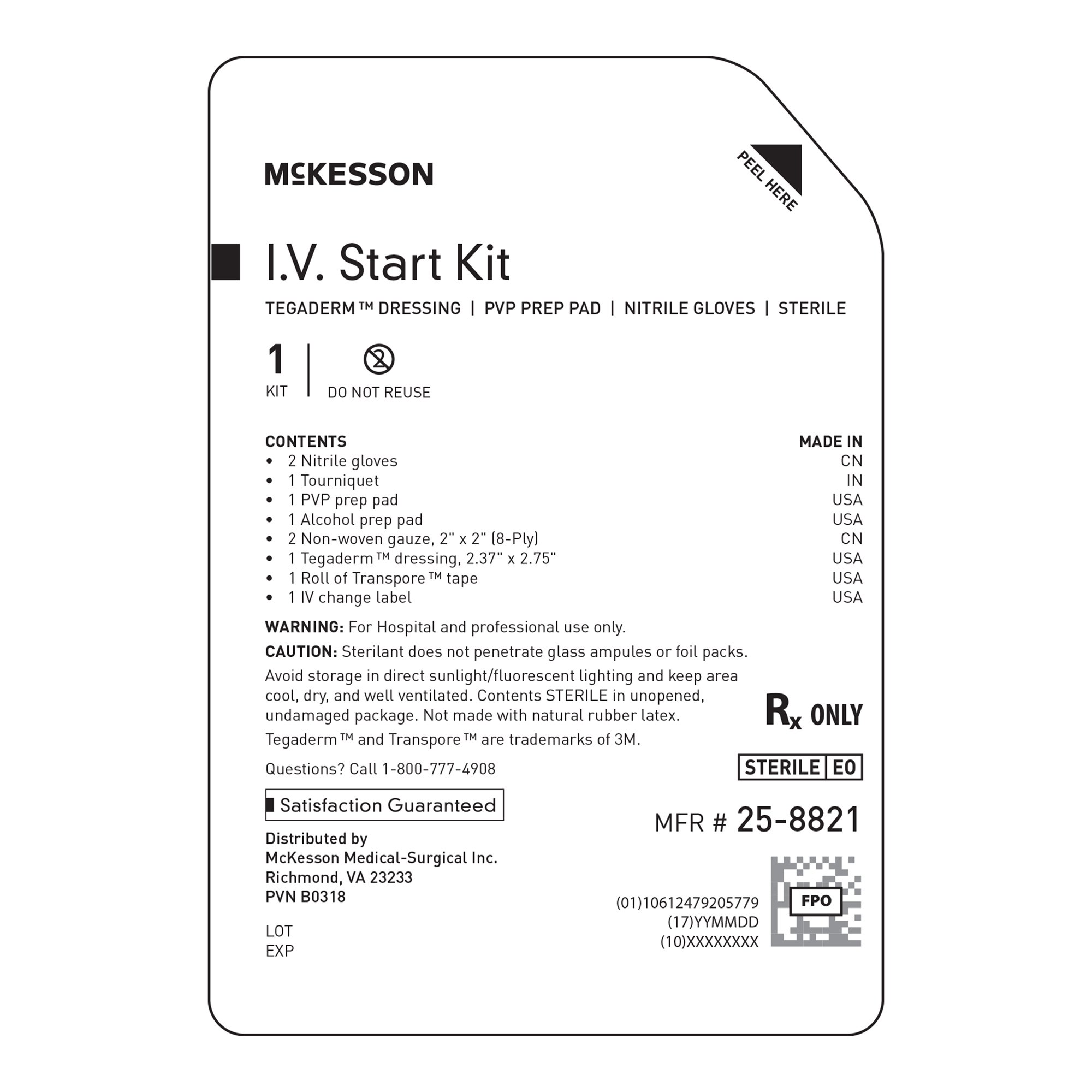 McKesson I.V. Start Kit thumbnail 3