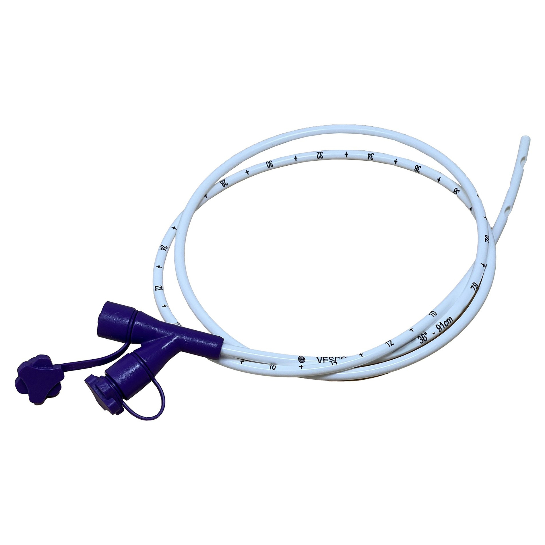 Vesco Dual Port Nasogastric Feeding Tube - Main image