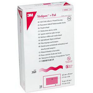 3M Medipore Plus Pad Soft Cloth Adhesive Wound Dressing thumbnail 1