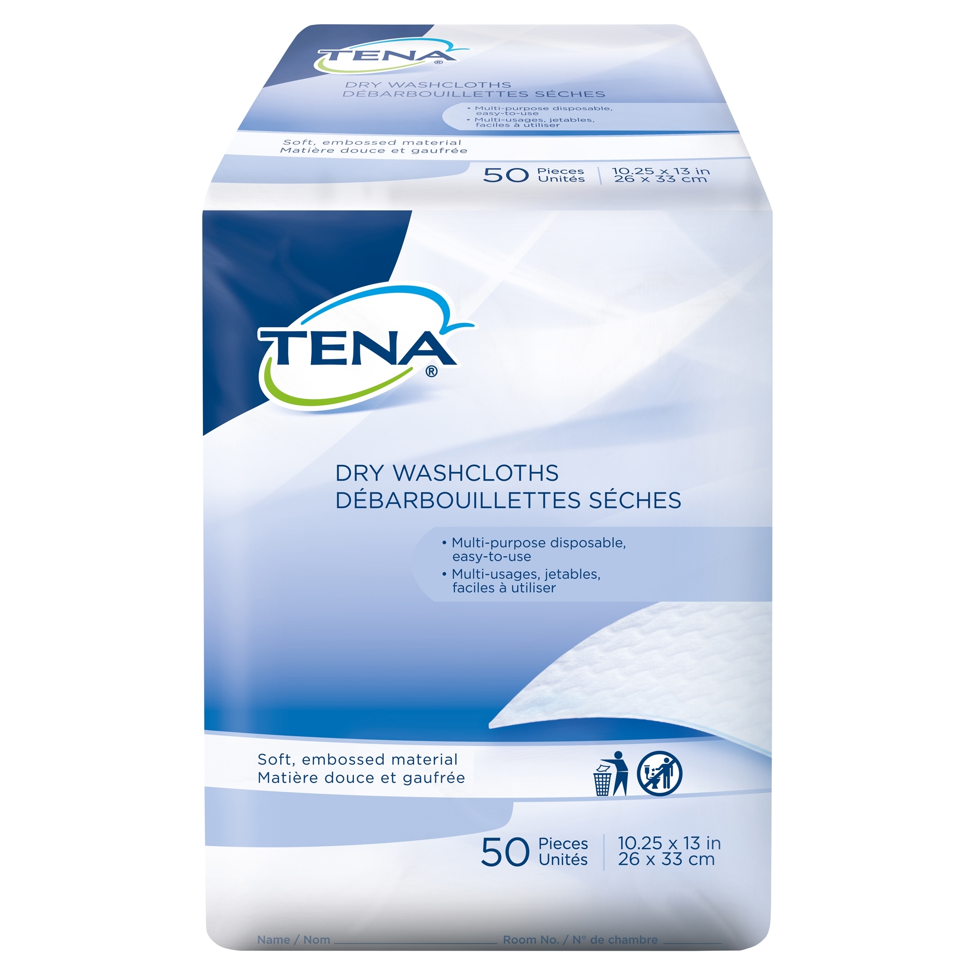 TENA ProSkin Dry Washcloths thumbnail 1