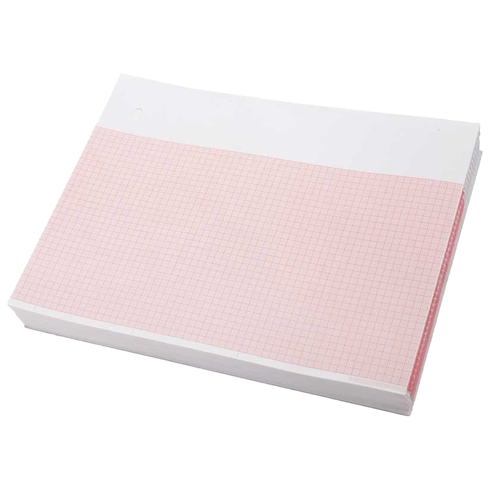 Hewlett Packard Z-Fold Chart Paper, Red Grid