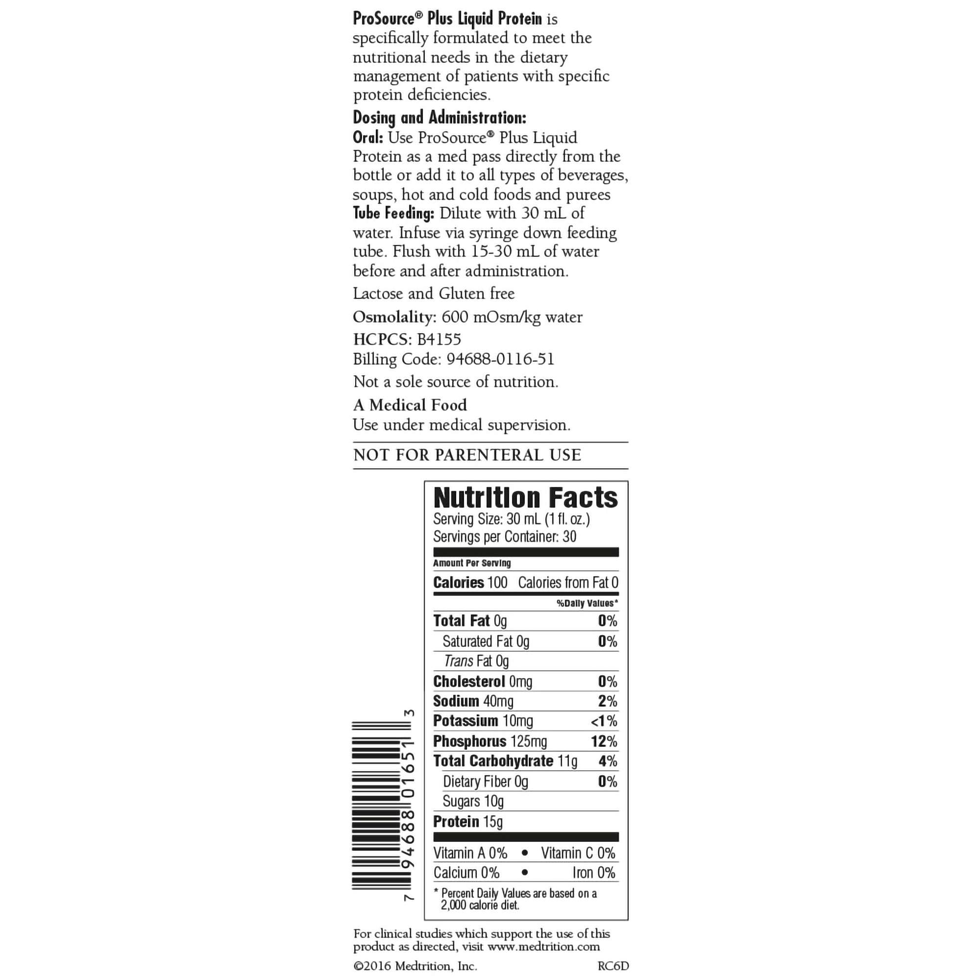 ProSource Plus Liquid Protein Supplement thumbnail 3