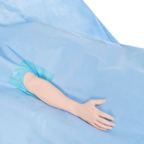 O and M Halyard Inc Orthopedic Drape Blue 76 W x 120 L Inch Without Covers - Case of 14 thumbnail 1