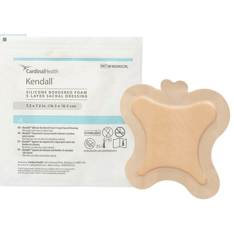 Cardinal Health Kendall Silicone Bordered Foam Dressing - Main image