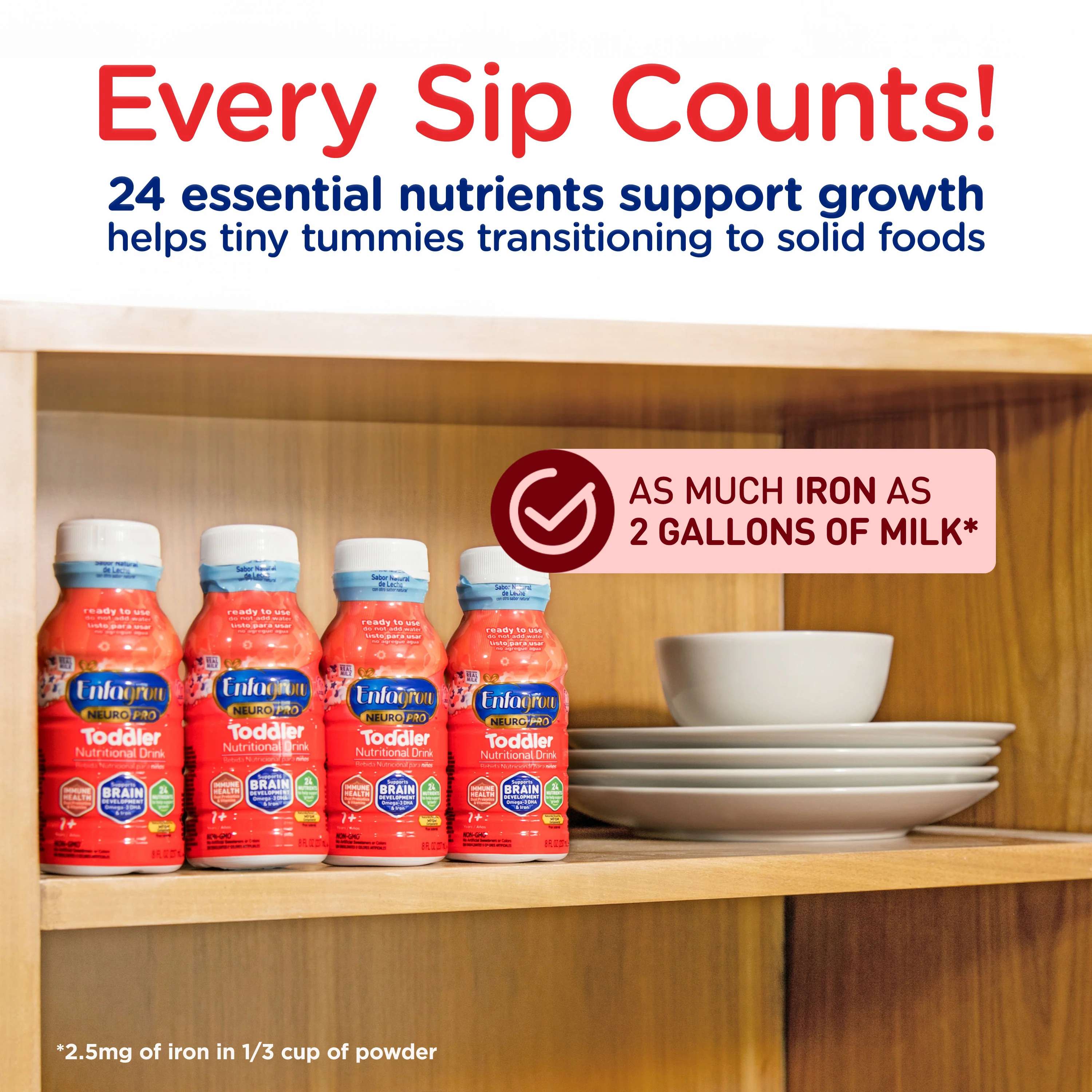Enfagrow NeuroPro Toddler Nutritional Drink thumbnail 7