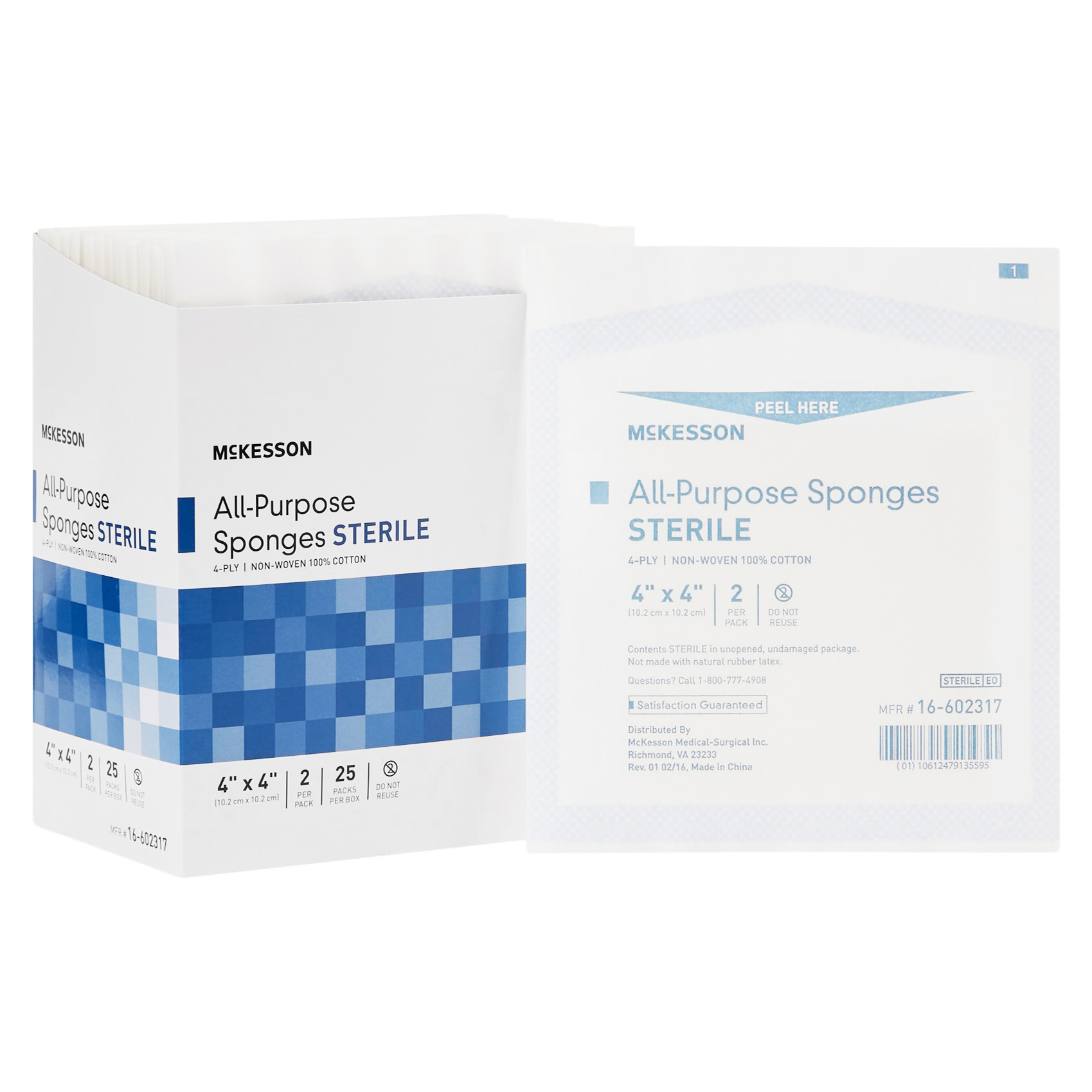 McKesson Cotton Nonwoven Sponge thumbnail 3