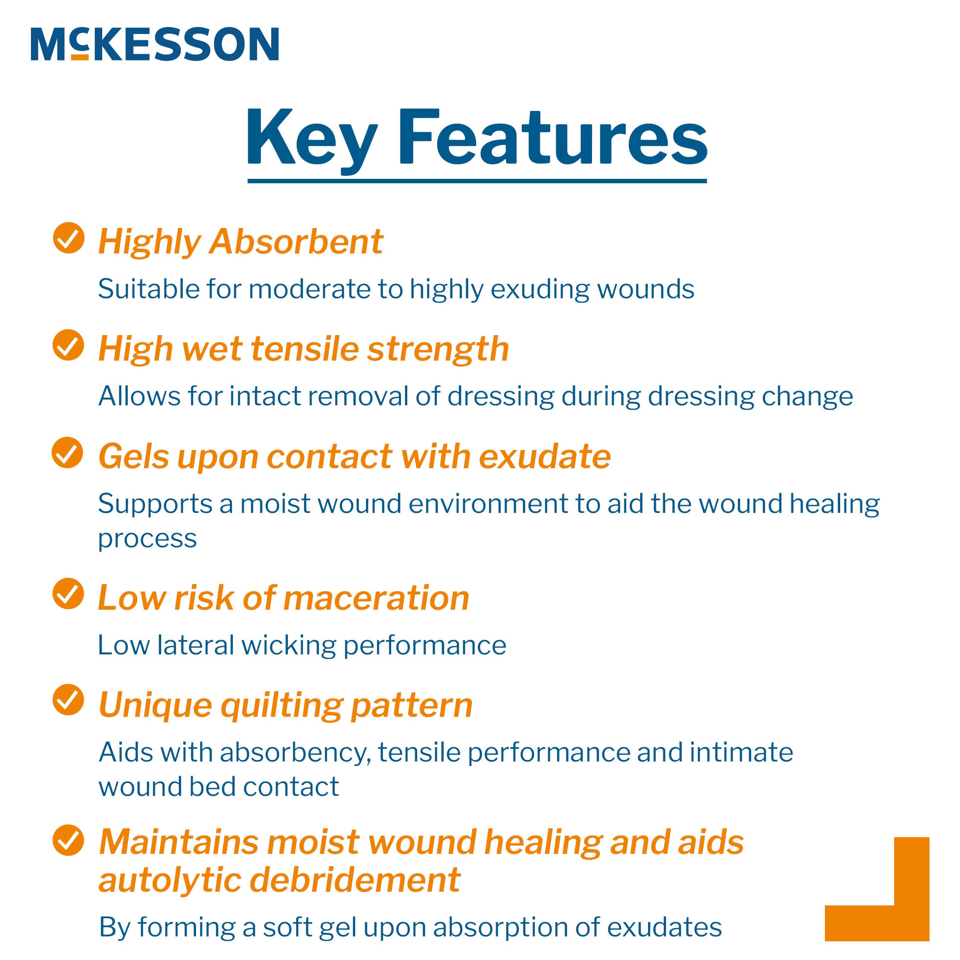 McKesson Absorbent Gelling Fiber Dressing thumbnail 4