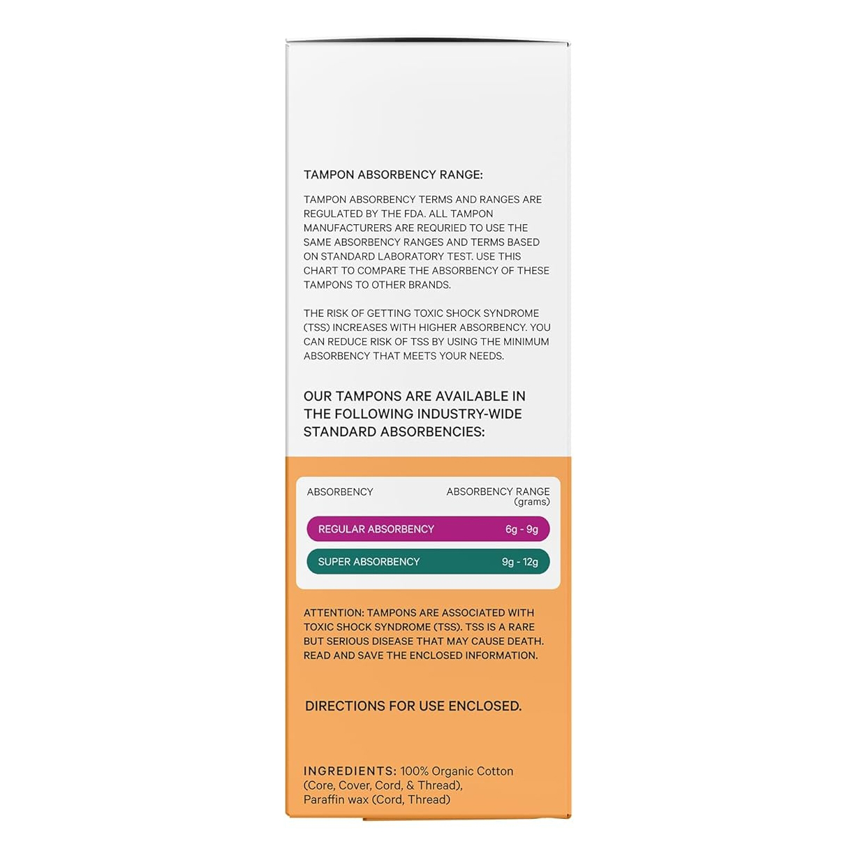 The Honey Pot Company Organic Cotton Core Duo-Pack Tampons thumbnail 3