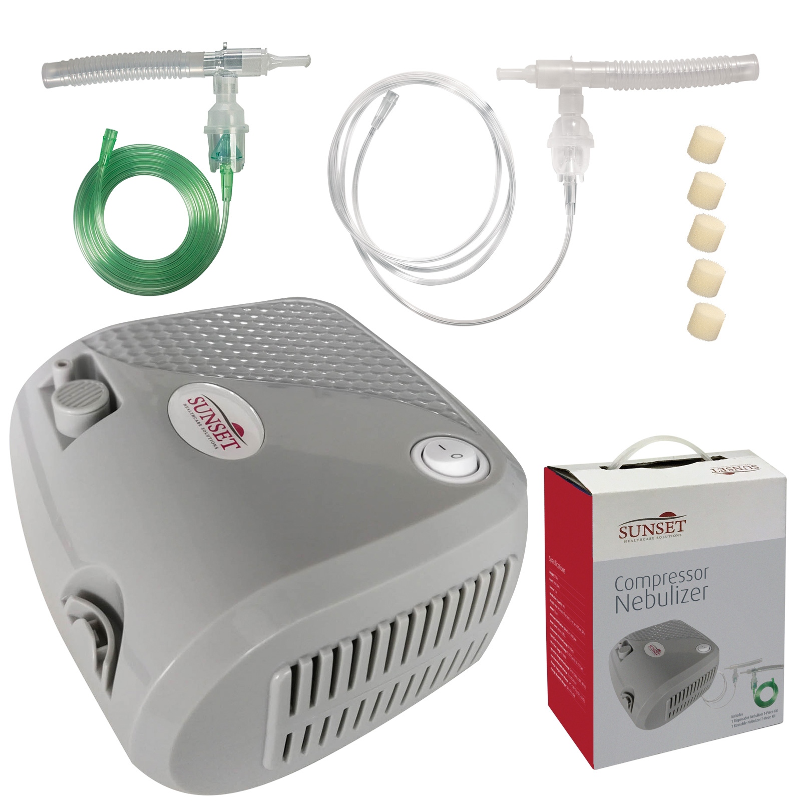 Sunset Compressor Nebulizer with Adult Nebulizer Kit