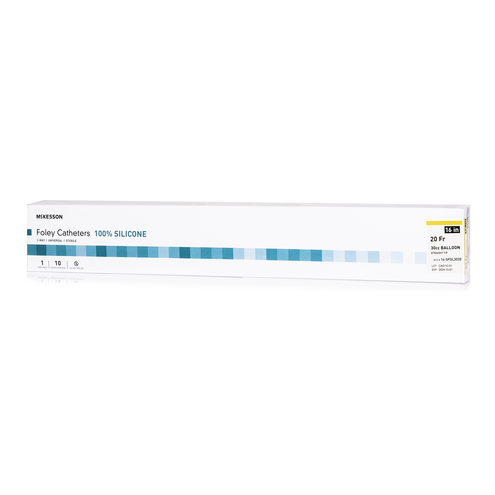McKesson 2-Way Silicone Foley Catheter with Standard Tip thumbnail 3