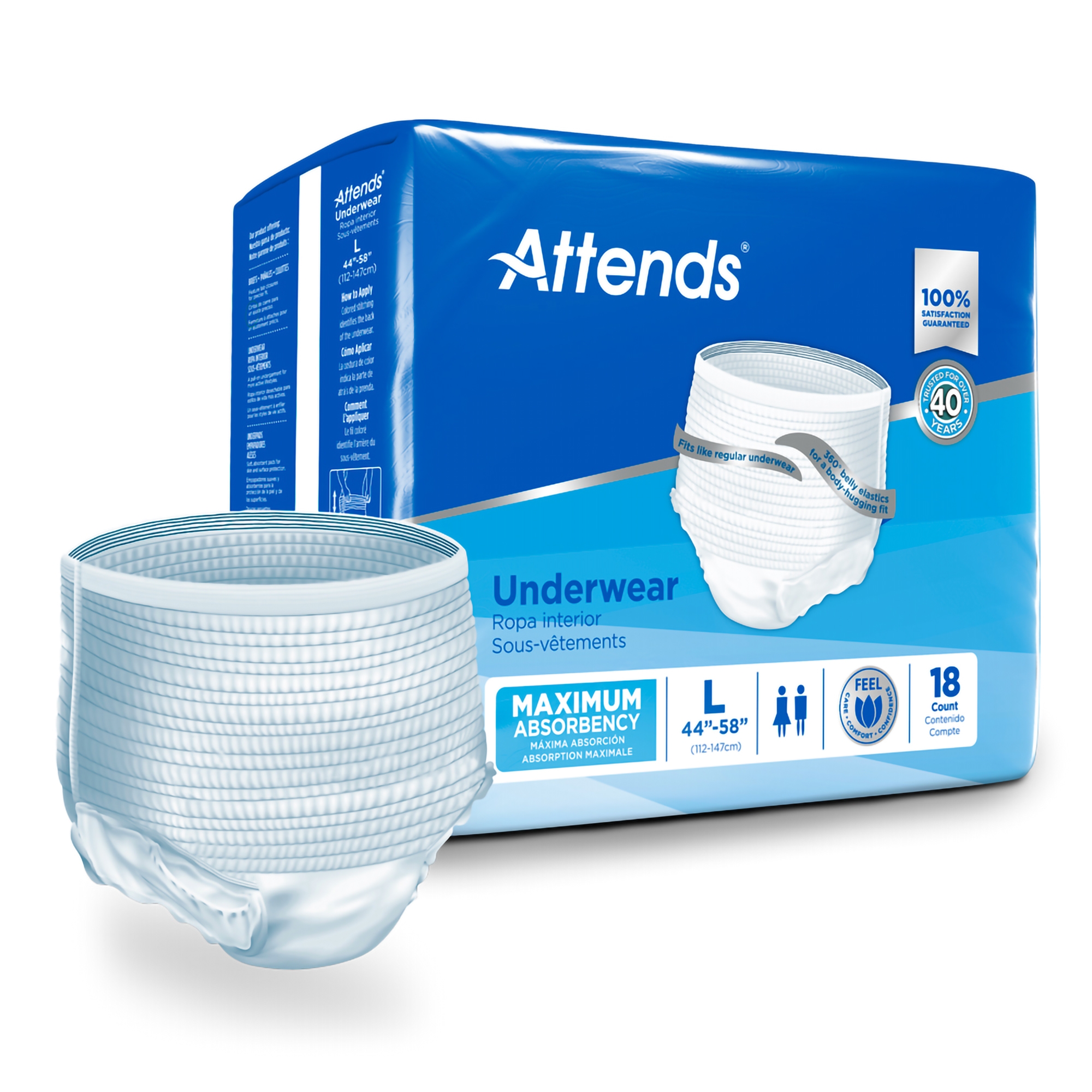 Attends Maximum Absorbency Underwear thumbnail 1