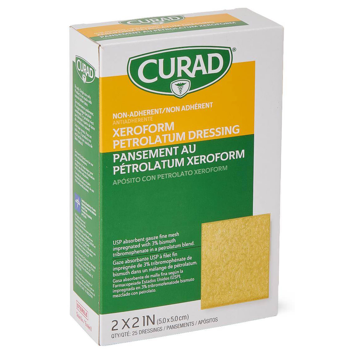 Medline Curad Xeroform Petrolatum Gauze Dressing thumbnail 3