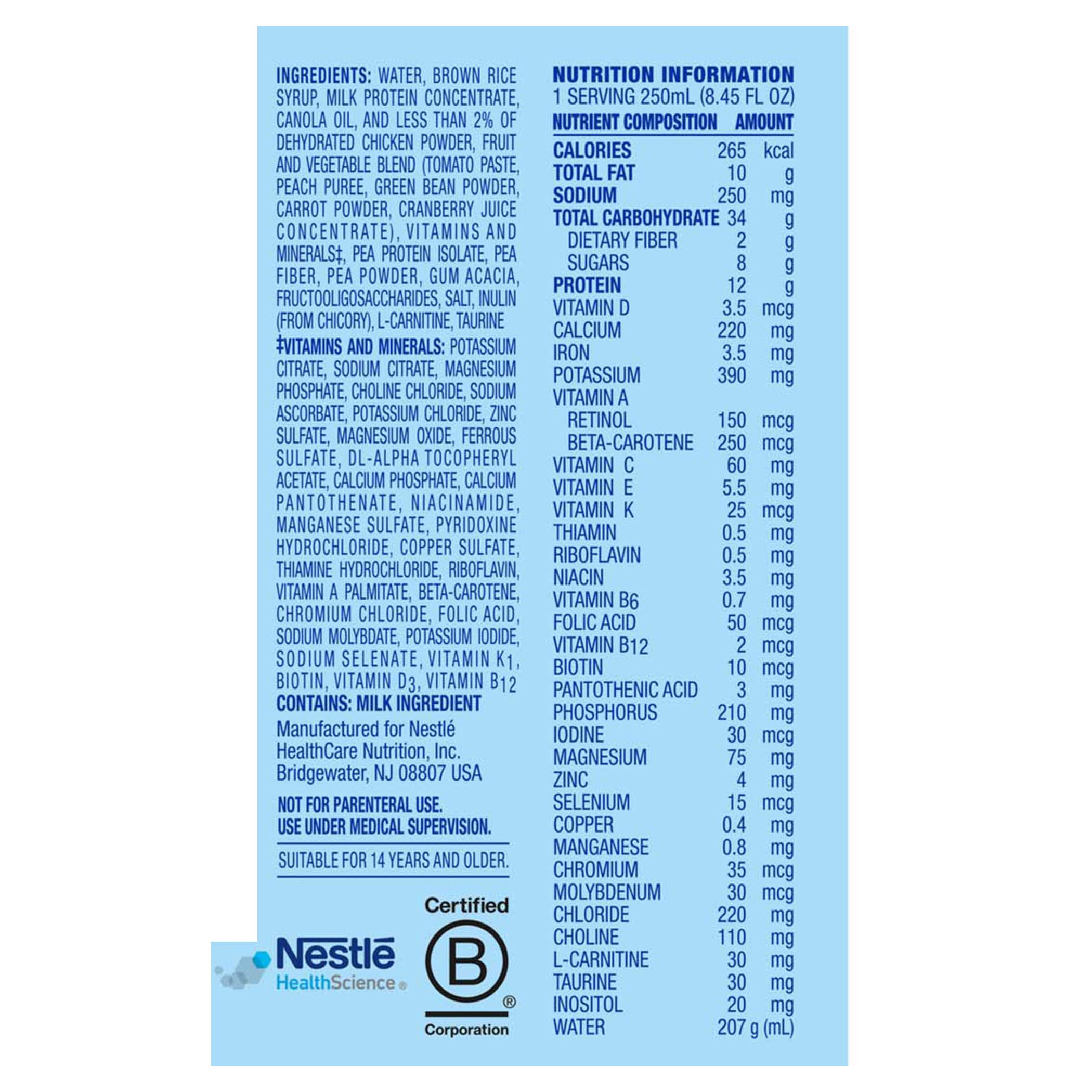 Compleat Original 1.0 Milk-Protein Based Tube Feeding Formula thumbnail 3