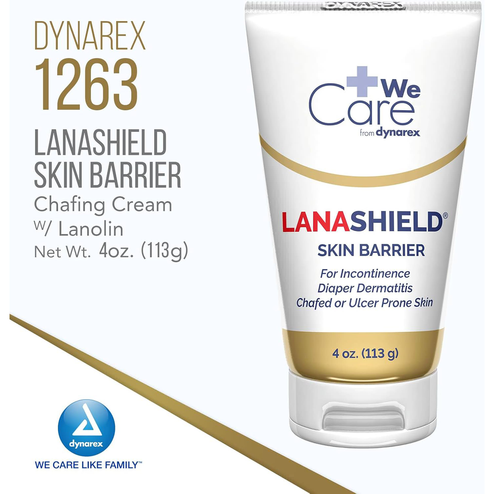 Dynarex Lanashield Skin Protectant Cream, 4 oz thumbnail 2