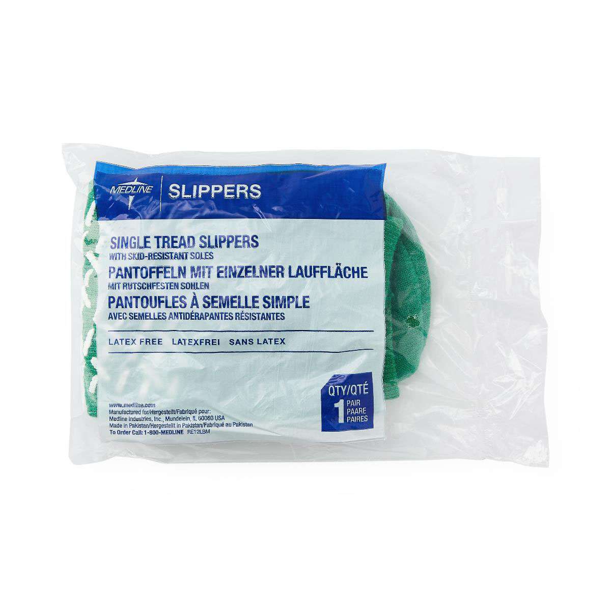 Medline Single-Tread Patient Slippers thumbnail 1