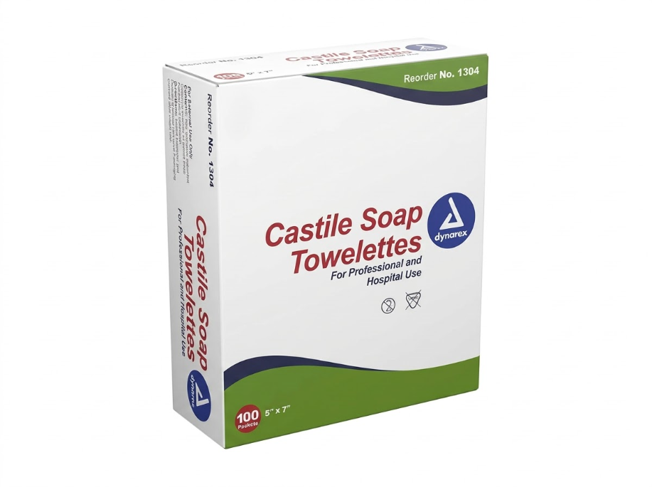Dynarex Castile Soap Towelettes