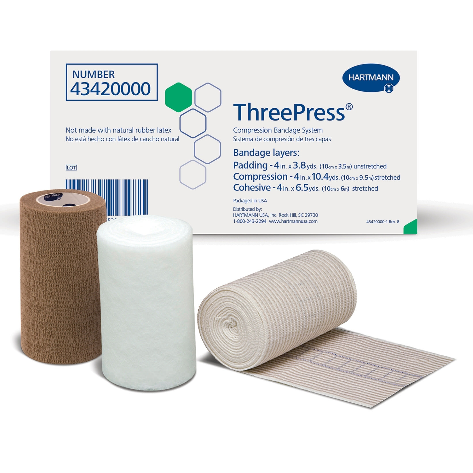 ThreePress 3 Layer Compression Bandage System