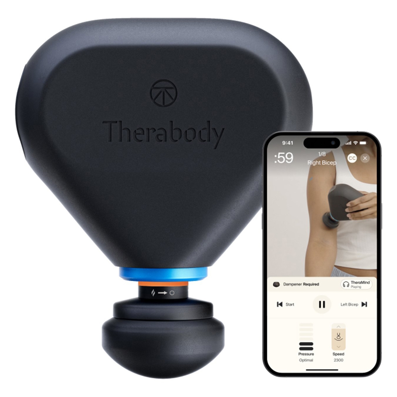 Theragun Mini Plus Hand-Held Massager, Black thumbnail 3