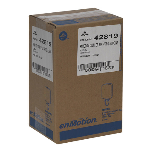 enMotion Gen 2 Antimicrobial Foaming Soap Dispenser Refill Bottle, 1200 mL - Case of 2 thumbnail 3