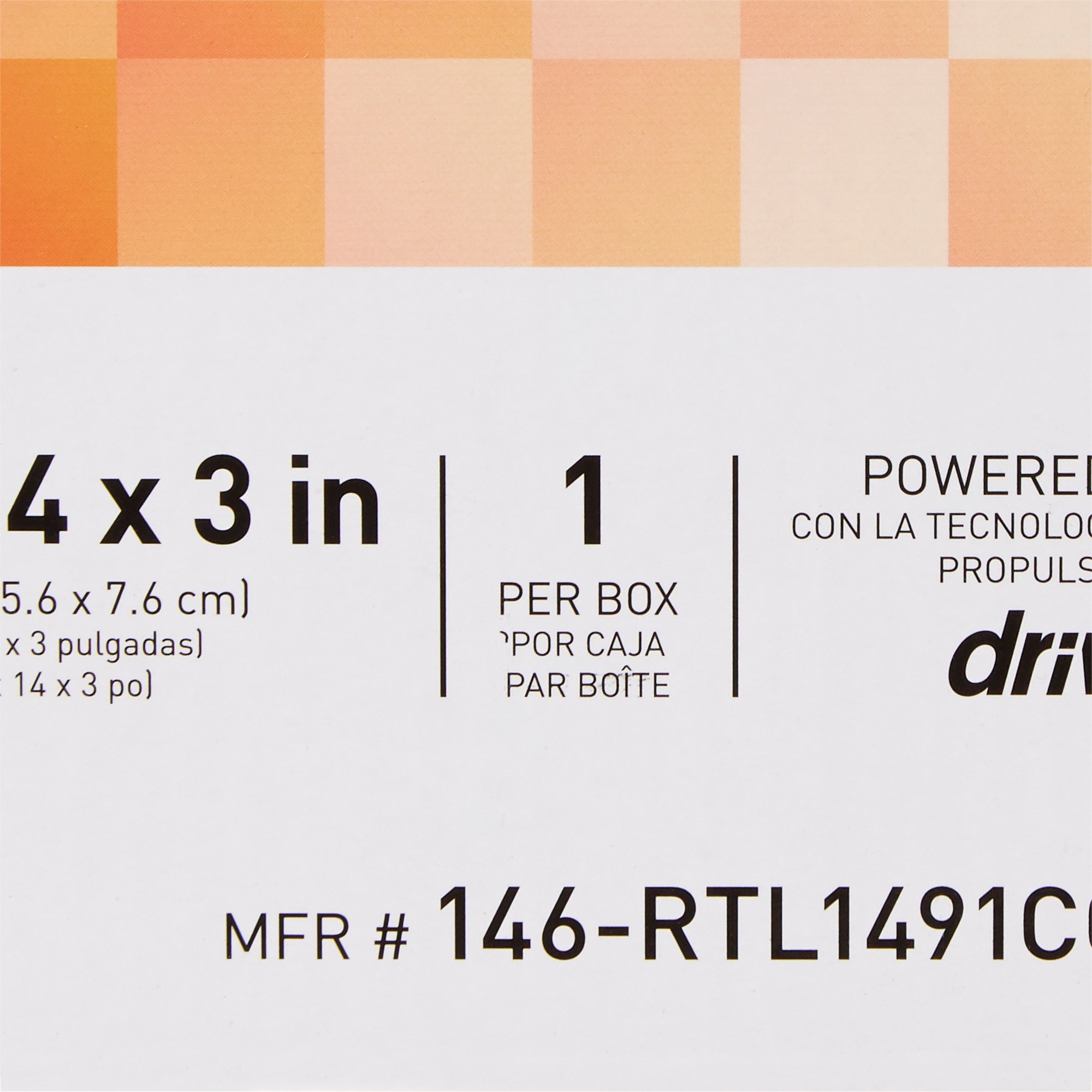 McKesson Blue Coccyx Support Seat Cushion with Cover, 18 W x 14 D x 3 H Inch thumbnail 3