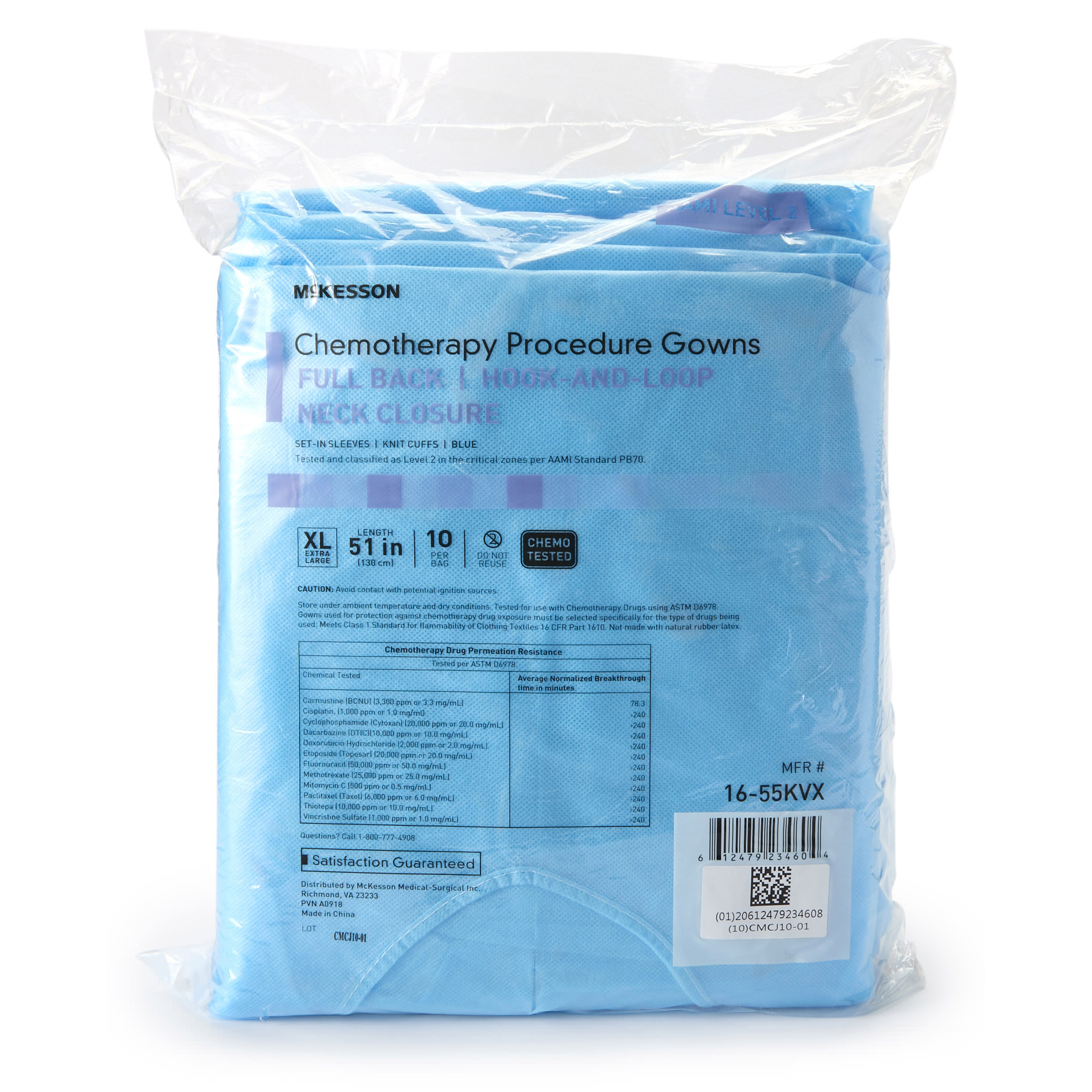 McKesson Chemotherapy Procedure Gown thumbnail 3