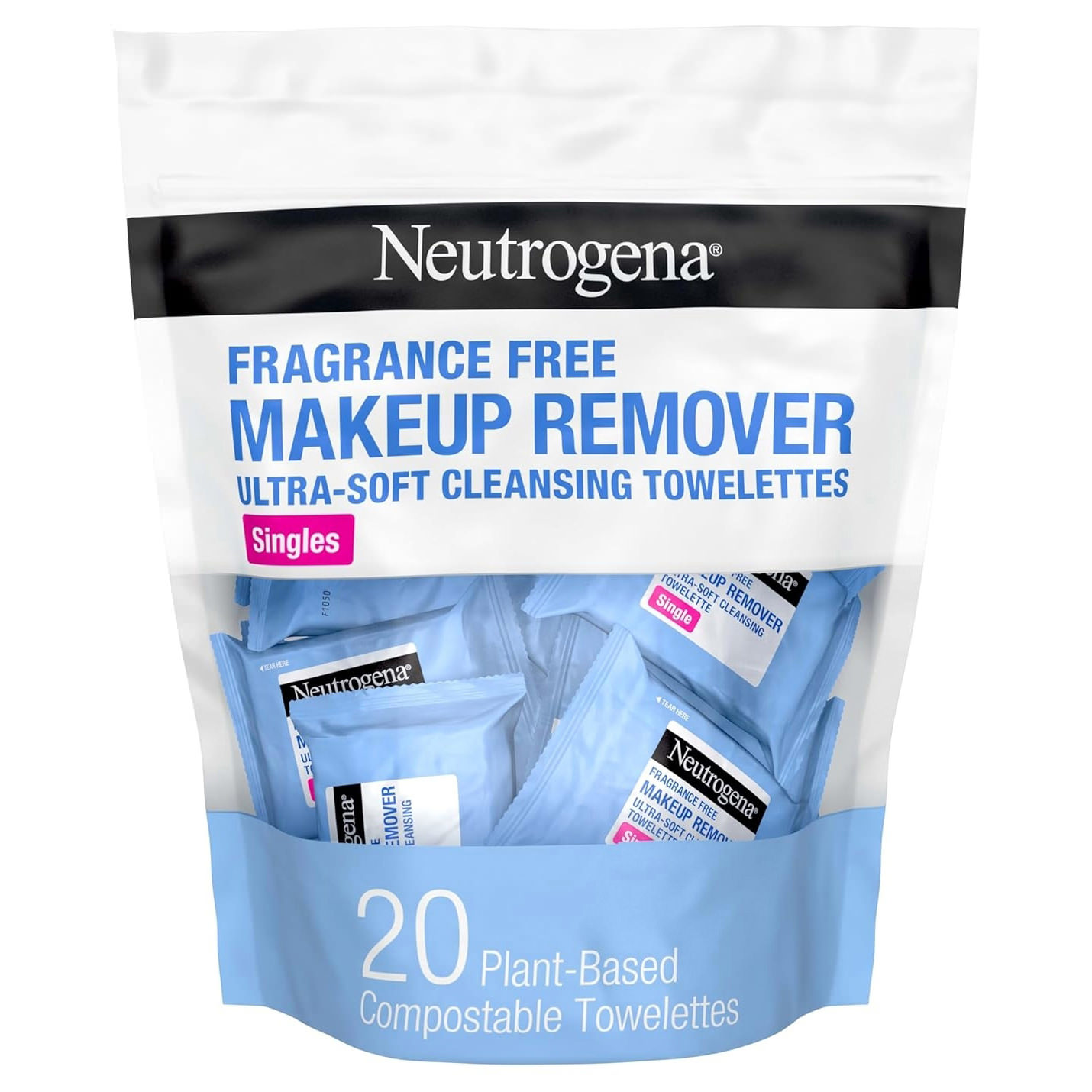 Neutrogena Makeup Remover Wipes, Singles thumbnail 2