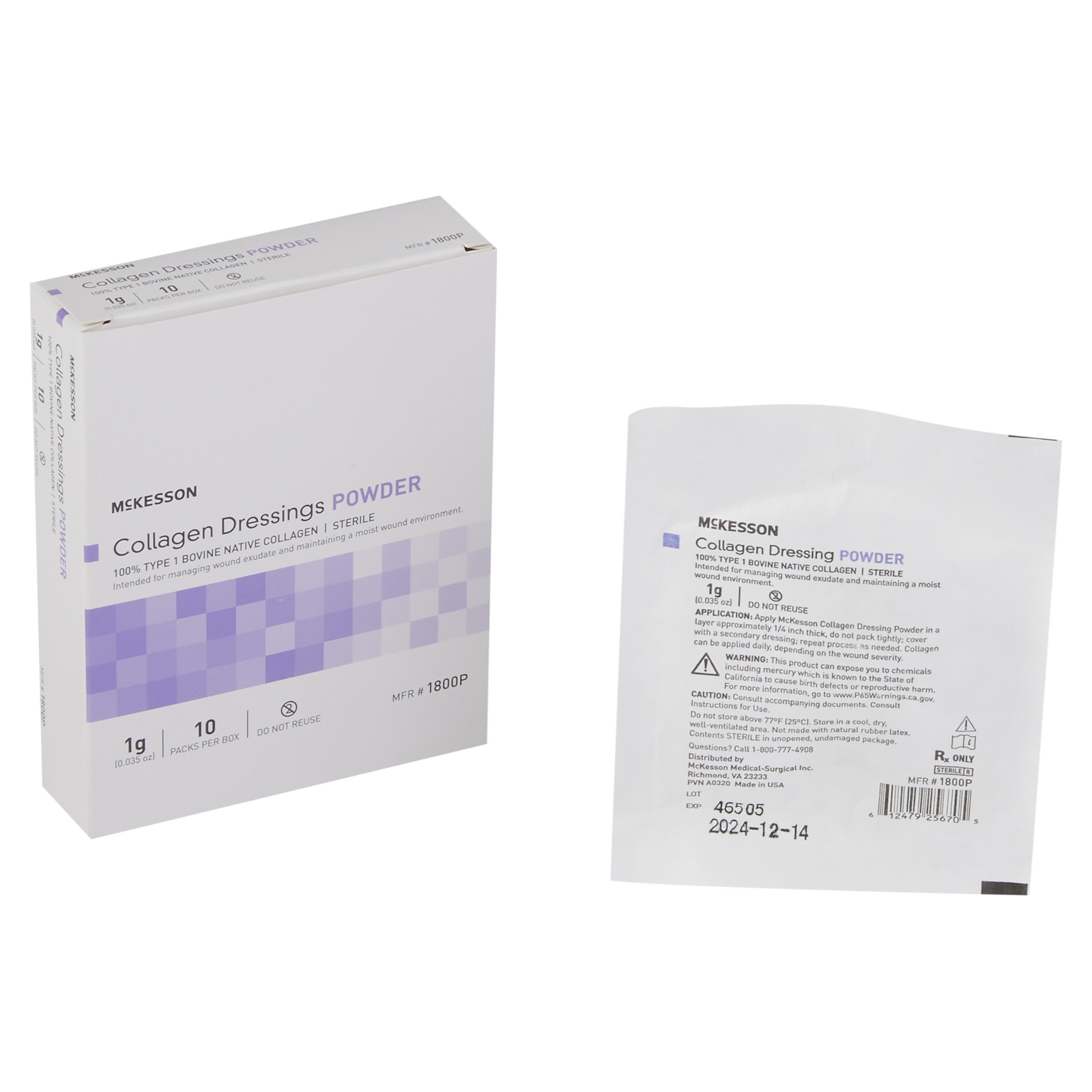 McKesson Collagen Dressing Powder 1 Gram thumbnail 4