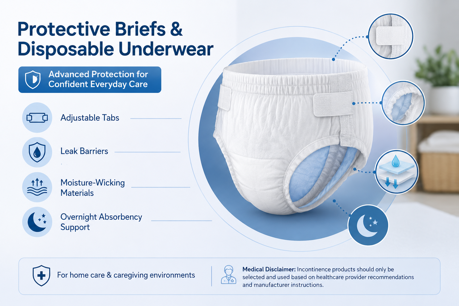 Protective Briefs and Disposable Underwear