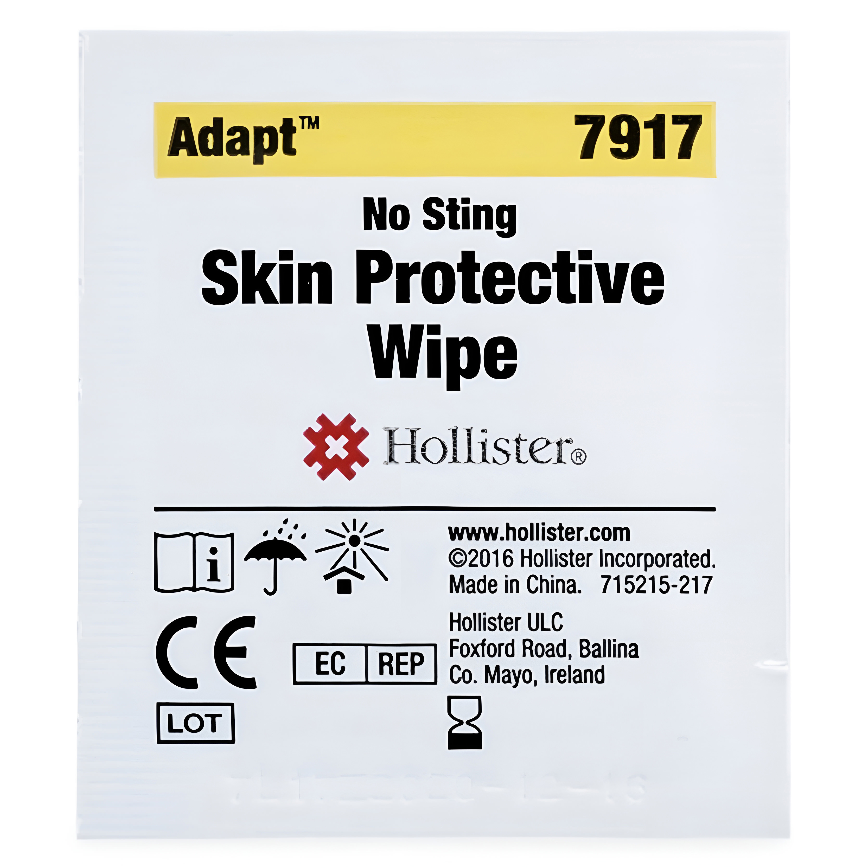 Hollister Adapt No Sting Protective Wipe thumbnail 1