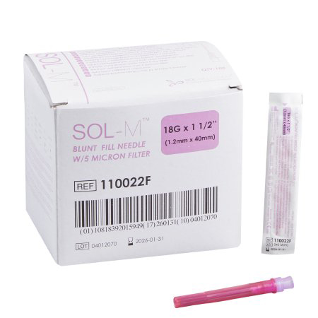 SOL-M Filter Needle Without Syringe thumbnail 1