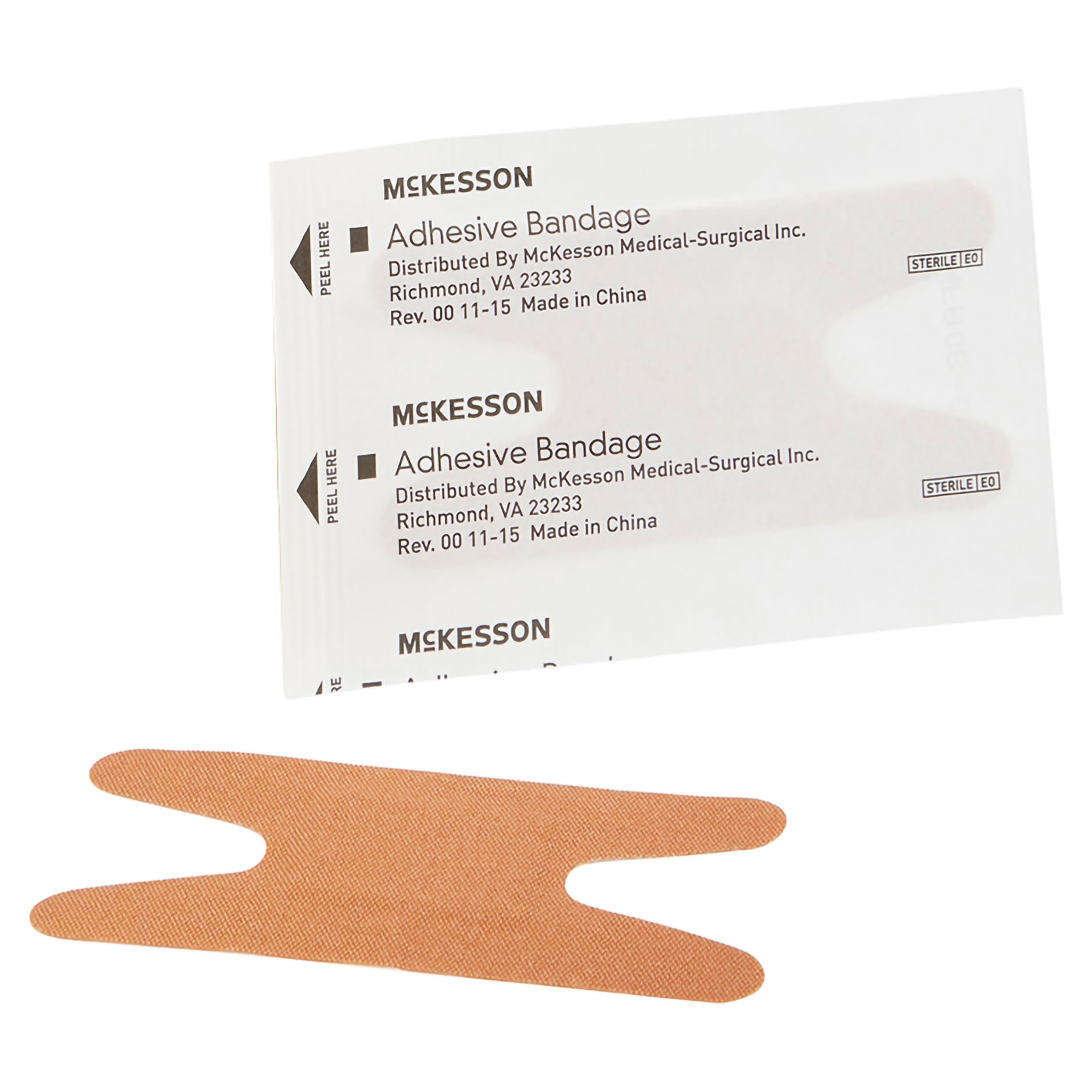 McKesson Fabric Knuckle Strip Adhesive Bandage thumbnail 2
