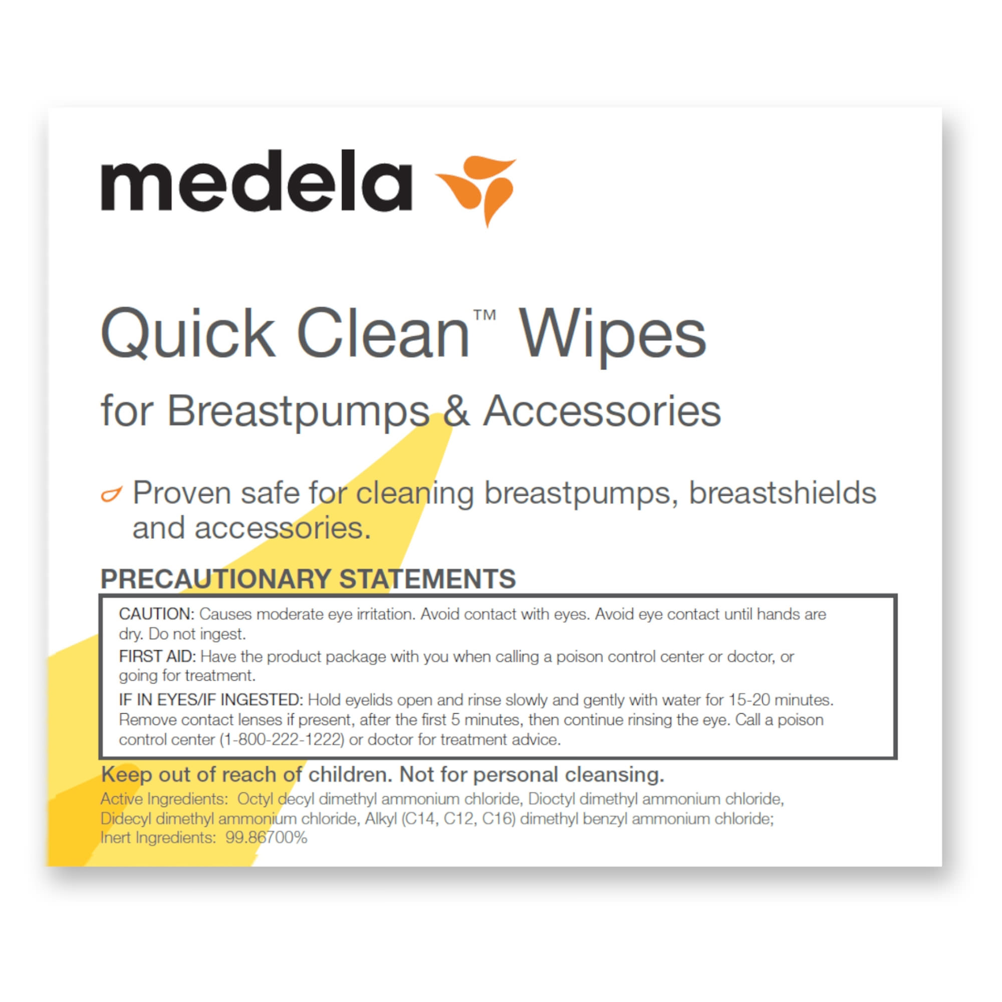 Medela Quick Clean Breast Pump Wipe thumbnail 3