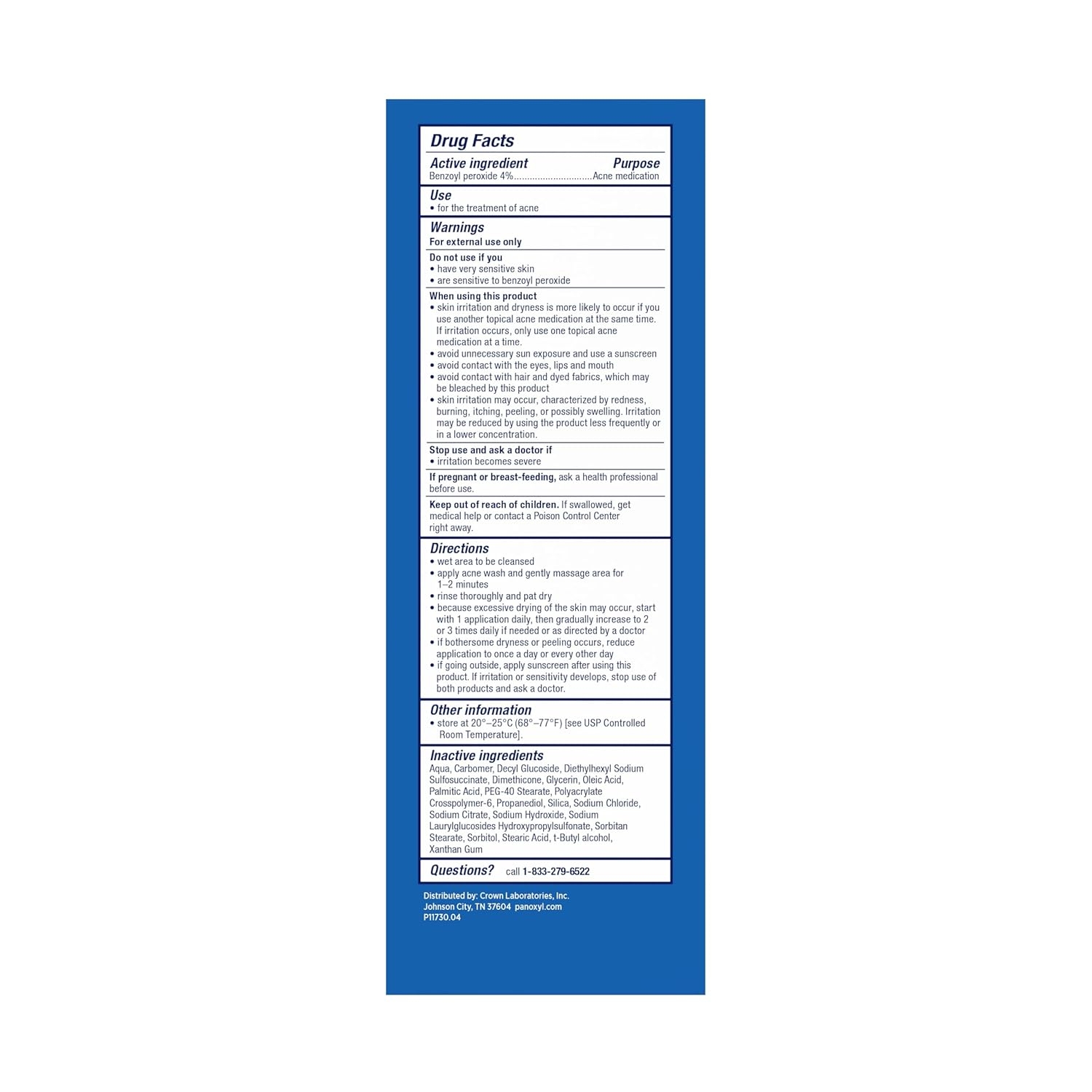 PanOxyl Acne Creamy Wash thumbnail 3