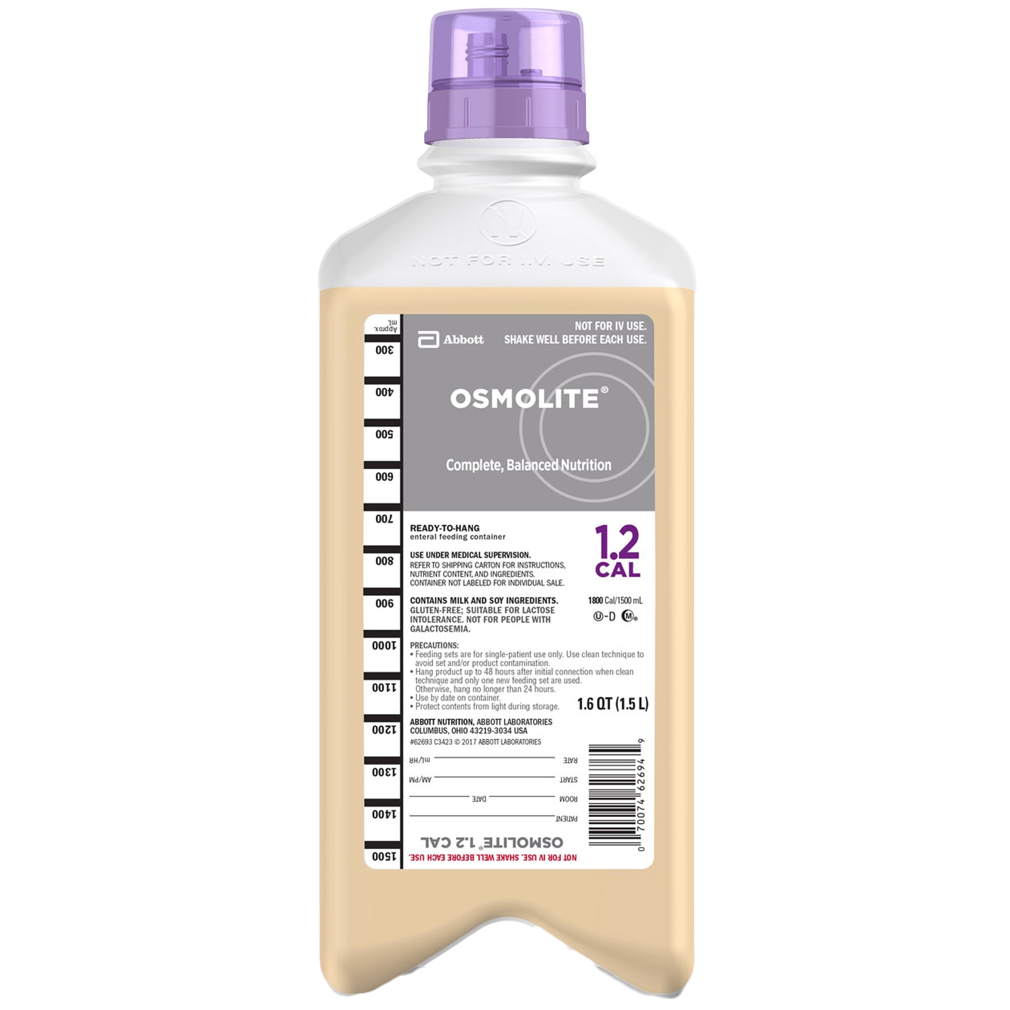 Osmolite Ready to Hang Tube Feeding Formula thumbnail 1
