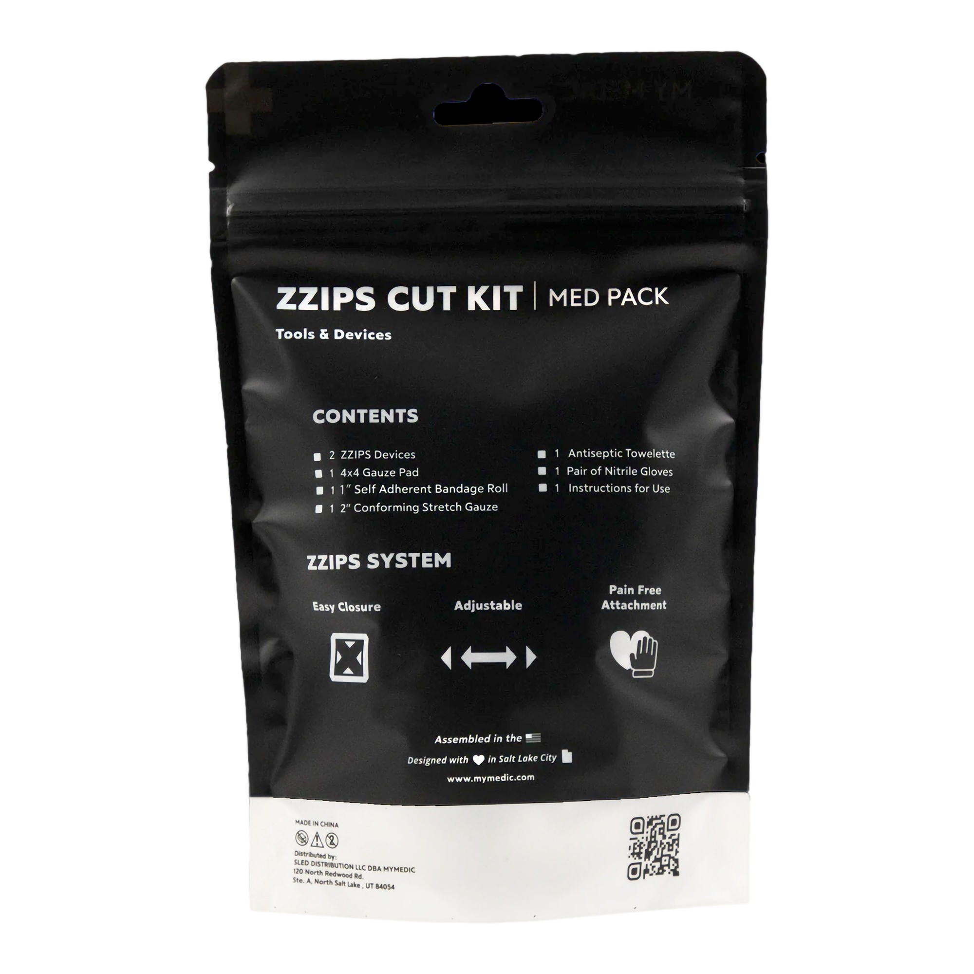 My Medic MED PACKS ZZIPS Cut Kit First Aid Kit 2.2 X 5.1 X 8 Inch thumbnail 3