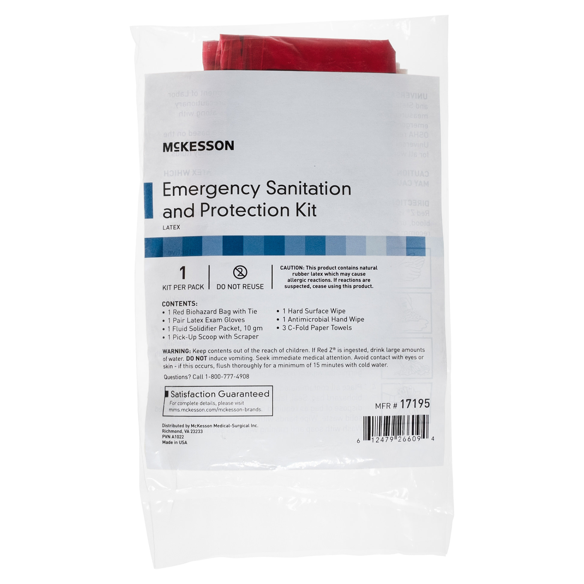 McKesson E.S.P. Emergency Sanitation and Protection Kit