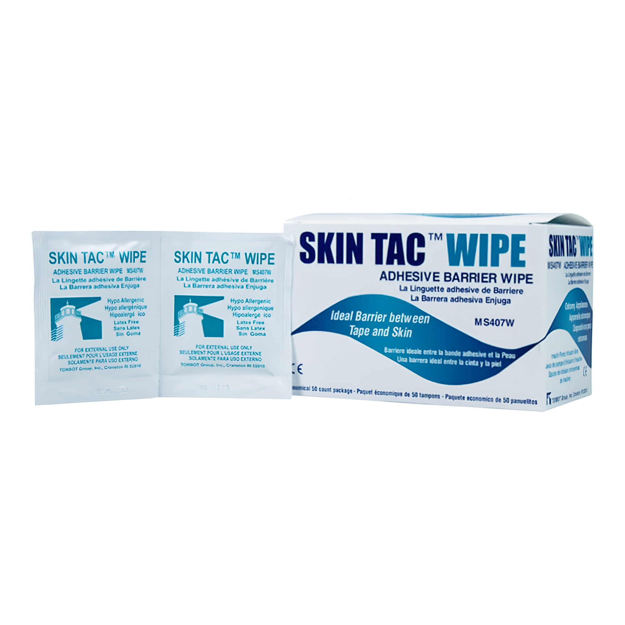 Skin Tac Adhesive Barrier Wipes