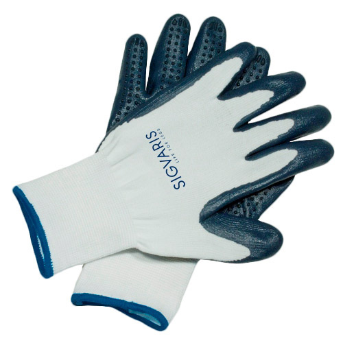 Sigvaris Donning Latex-Free Gloves, Ridged Pattern - Main image
