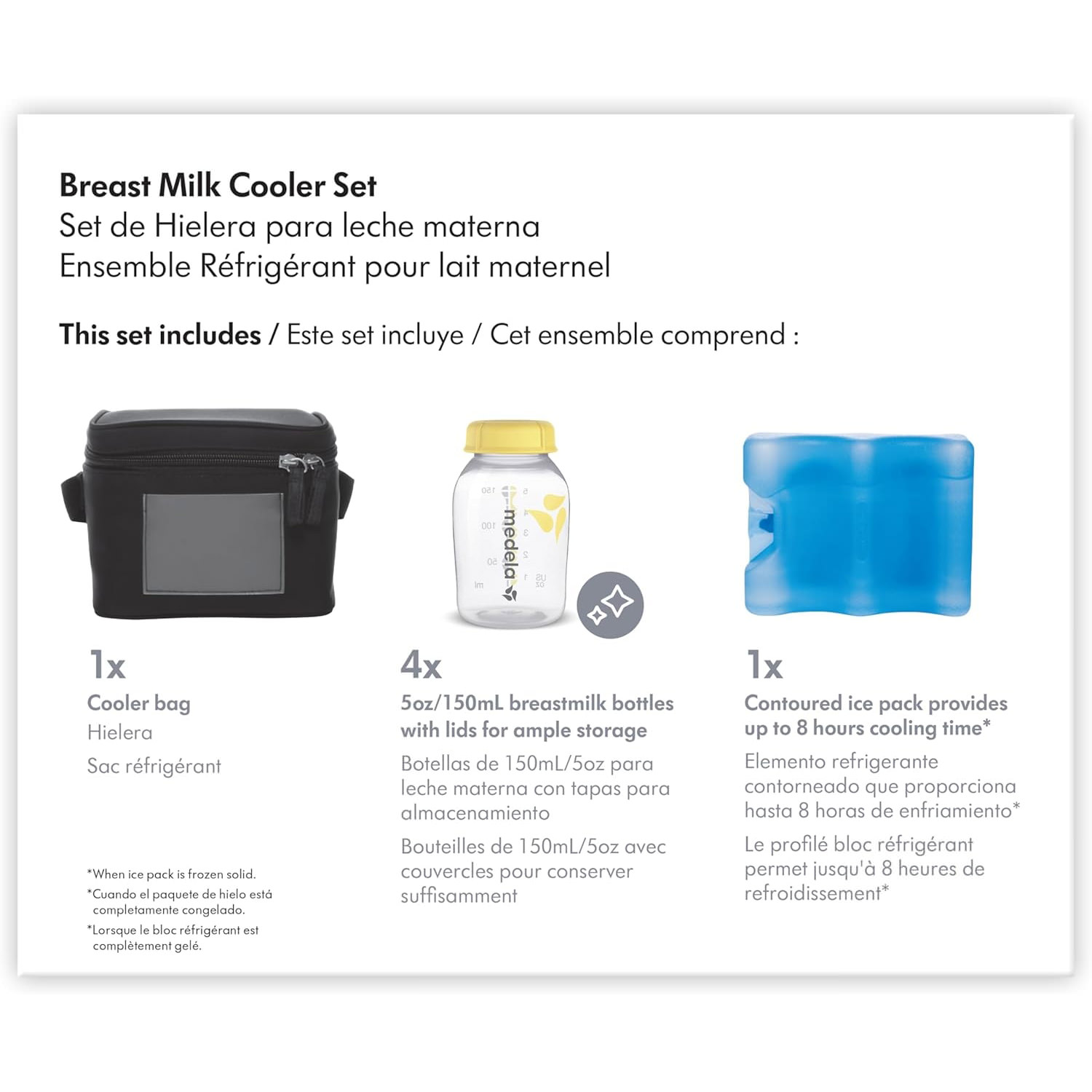 Medela Breast milk Cooler Set, 5 oz. thumbnail 3